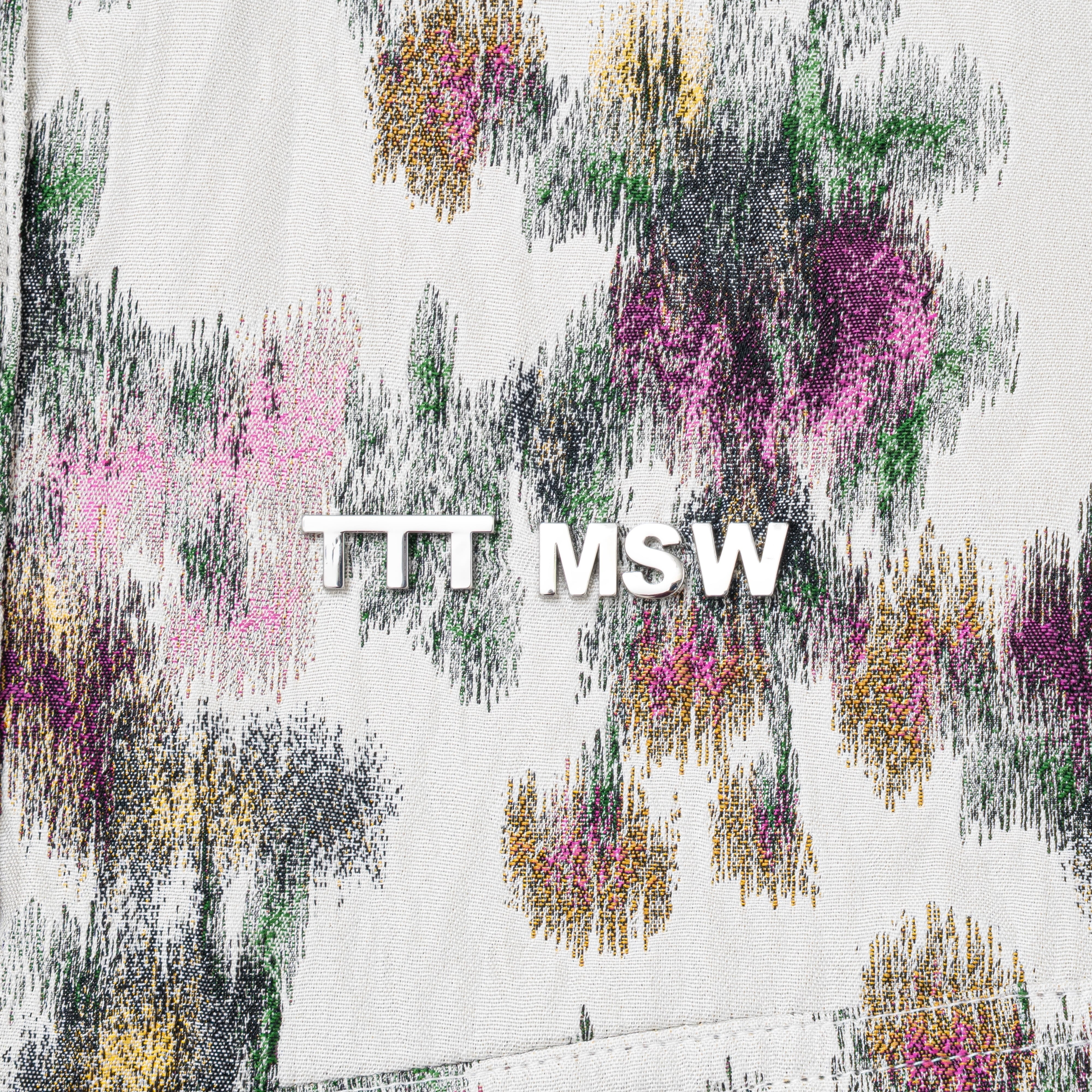 Flower jacquard anorak hoodie（WHITE） | TTTMSW