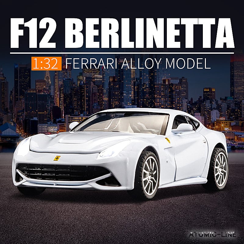 フェラーリ F12 ベルリネッタ 1/32 ミニカー 全5色 ライト点灯