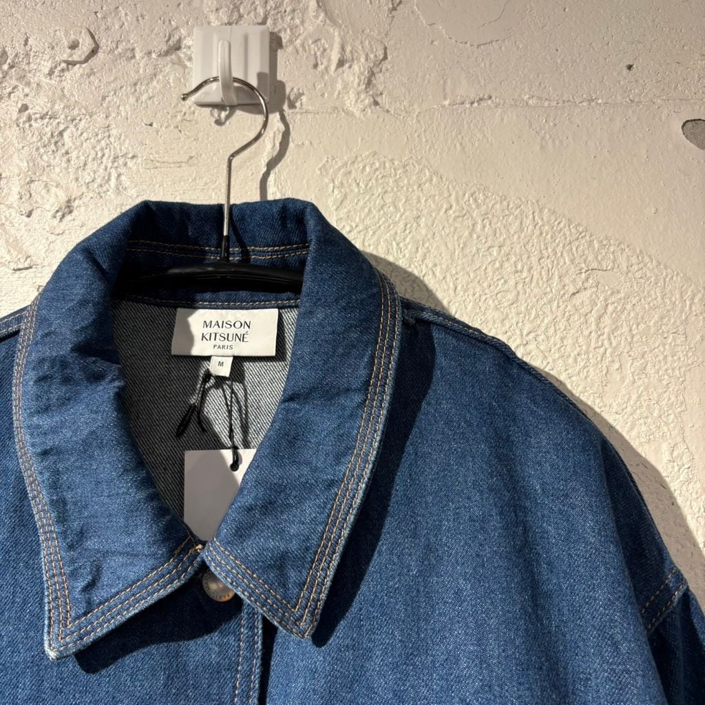 MAISON KITSUNE メゾンキツネ 26SS Denim Cropped Jacket デニム