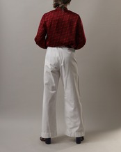 1980's Givenchy / Polka Dot Blouse