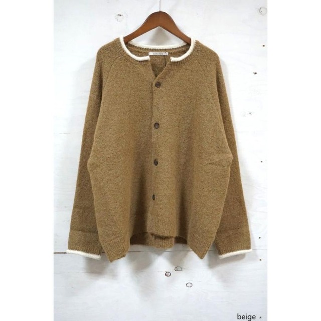 nachukara(ナチュカラ) ウール混シャギーニットカーディガン