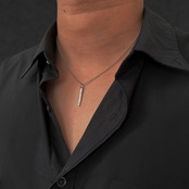 Hawaiian Rectangle Necklace〈316L〉
