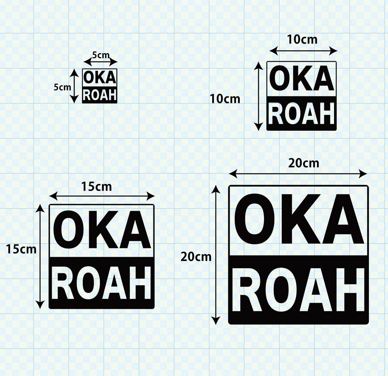 OKA - ROAH 那覇空港 ステッカー | エアポートコード ステッカー