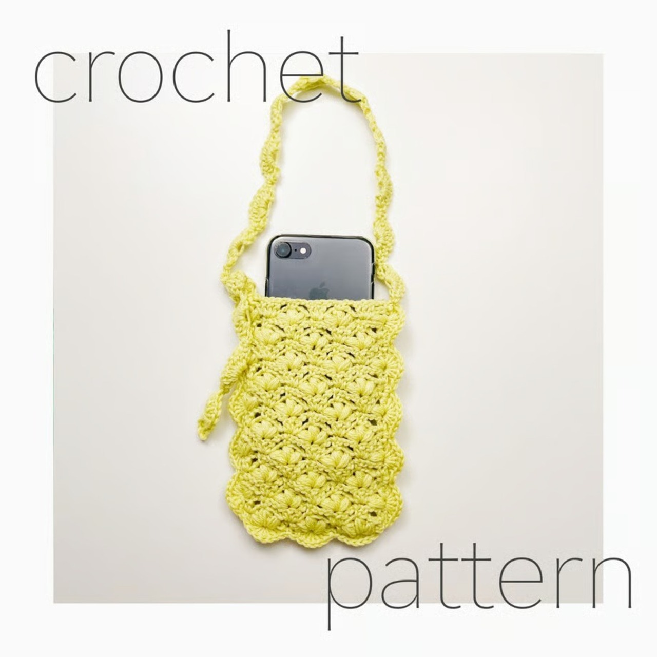 [Pattern] フラワースマートフォンバッグ