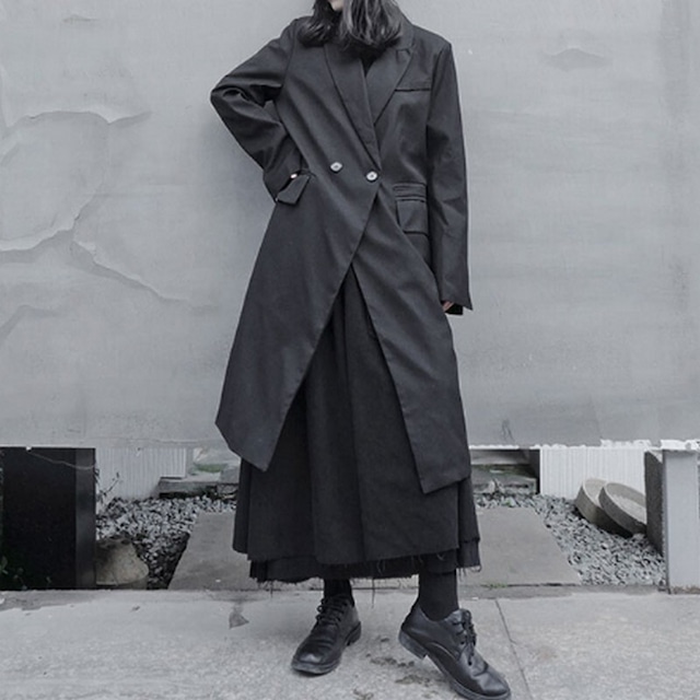 black jacket coat（ブラックジャケットコート）-b1326