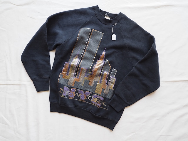 1990's USA FOTL raglan sleeve NEW YORK souvenir Sweat