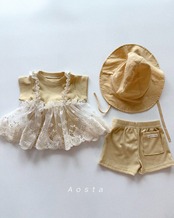 【取寄/韓国直送】Aosta 26/SM レース紐ビスチェ｜夏服｜韓国子供服
