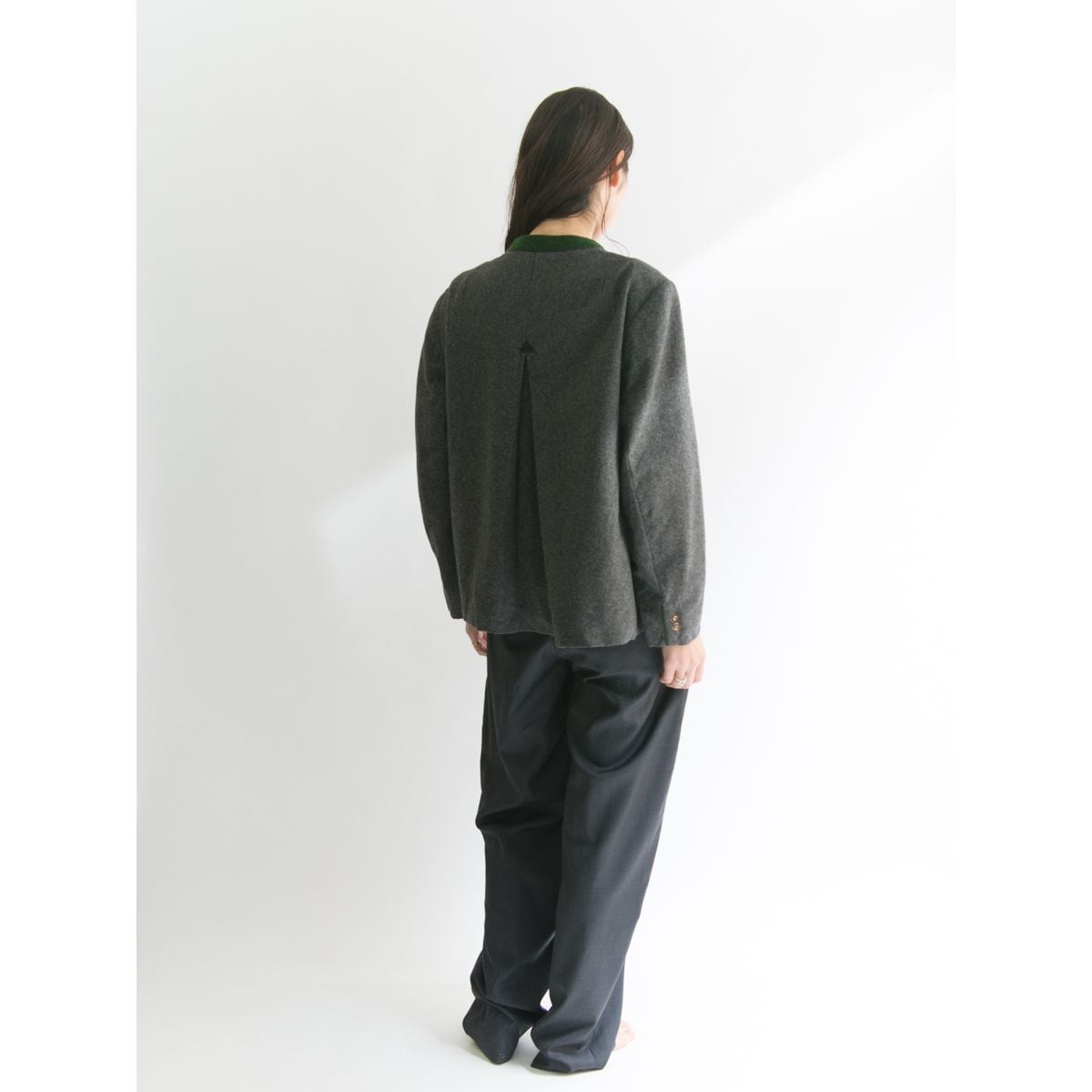 【SALZBURGER DIRNDL LOOK】100% Pure new wool coat outer （ウールメルトンコート ショート アウター）10a