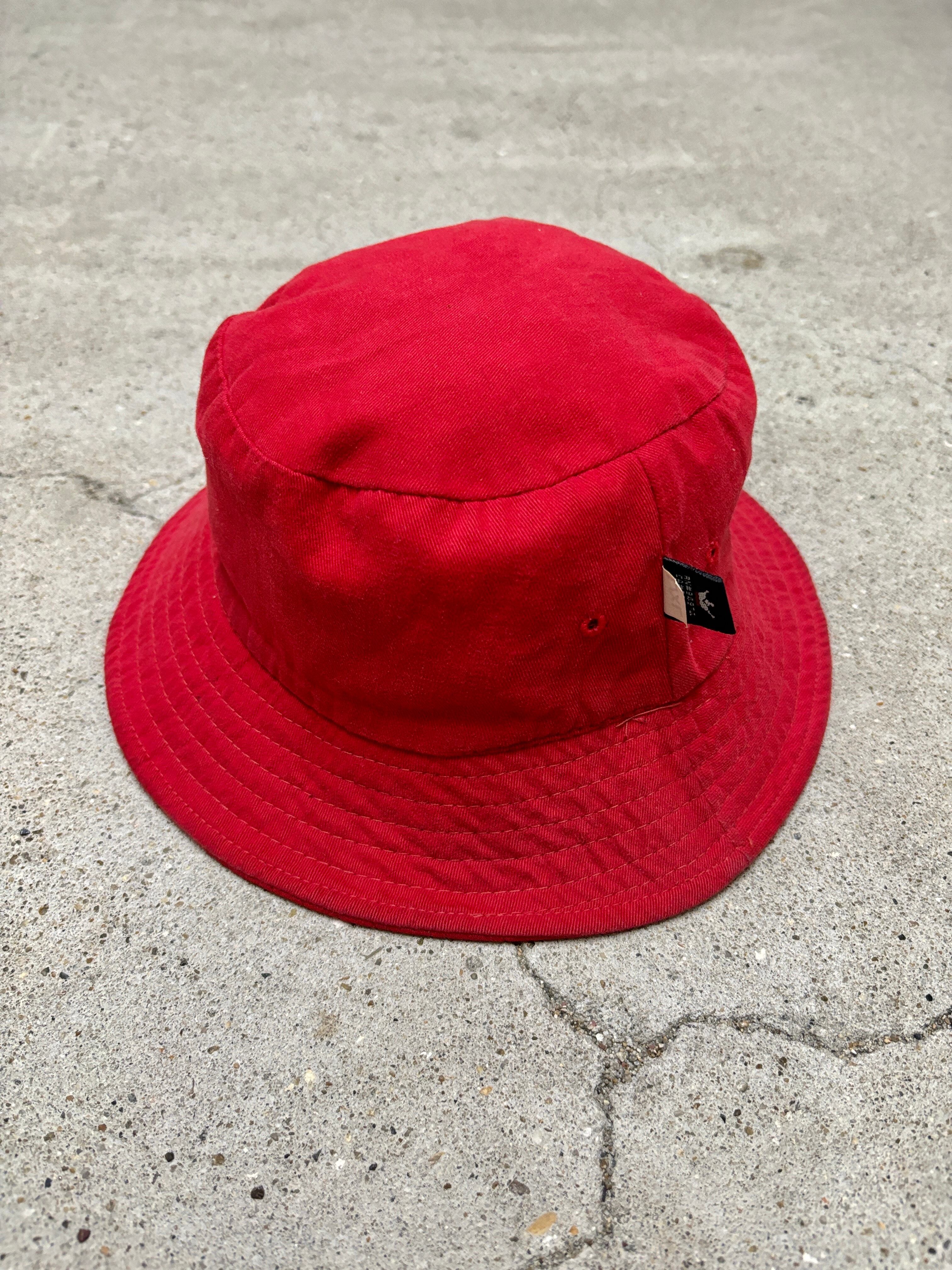 00s STUSSY/S Logo Bucket Hat/L/XL/Sロゴ/バケットハット