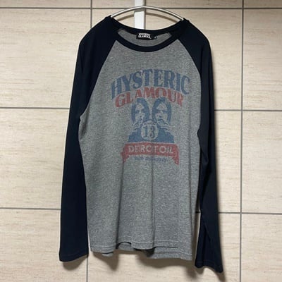 HYSTERIC GLAMOUR 　ロンT ラグランスリーブ　Y2K