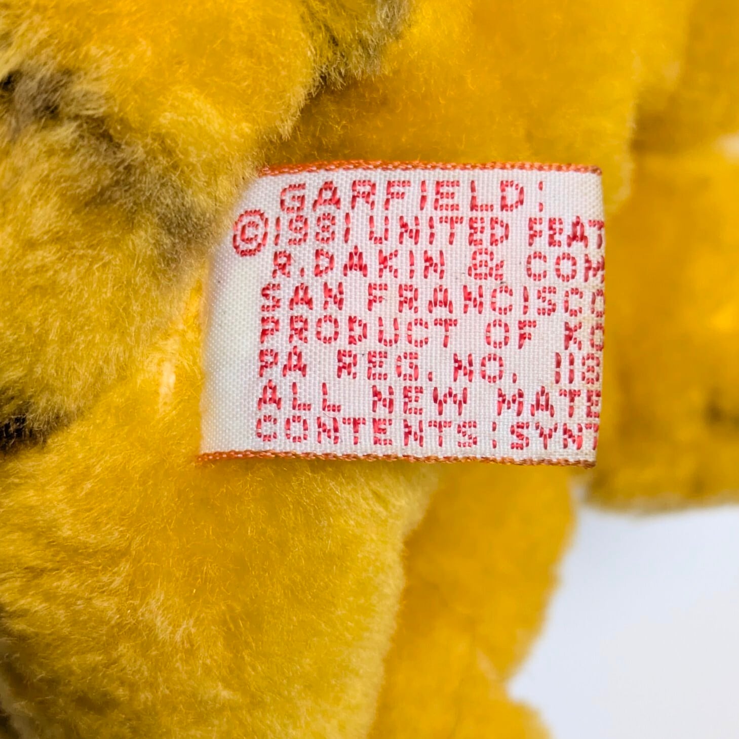 ☆ VINTAGE 1980年代初期 ☆【 Garfield ( ガーフィールド