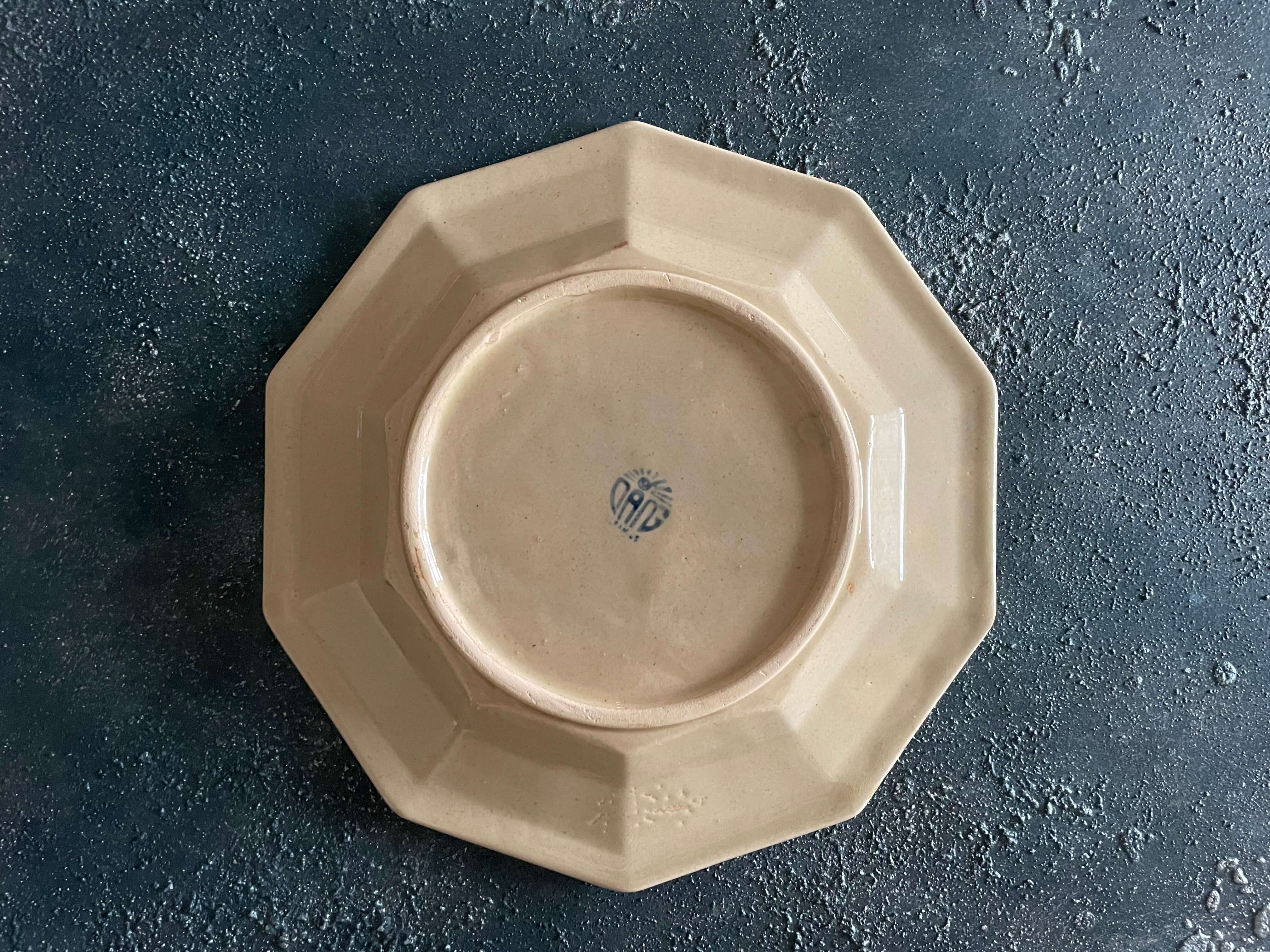 十角皿／8.5寸（2512em-14）