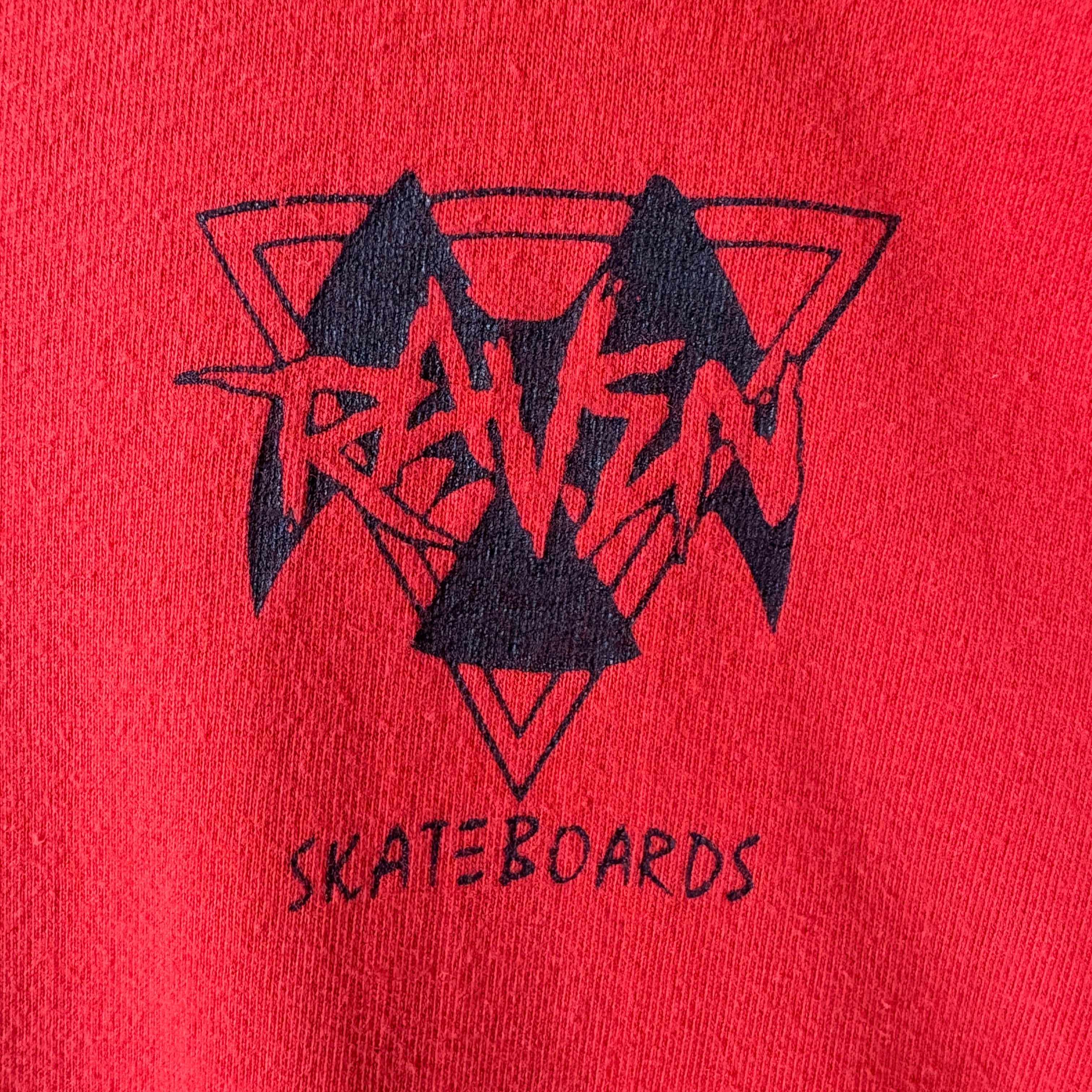 USA製 80s RAVEN OLD SKATE オールドスケート T-sh Tシャツ サイズ