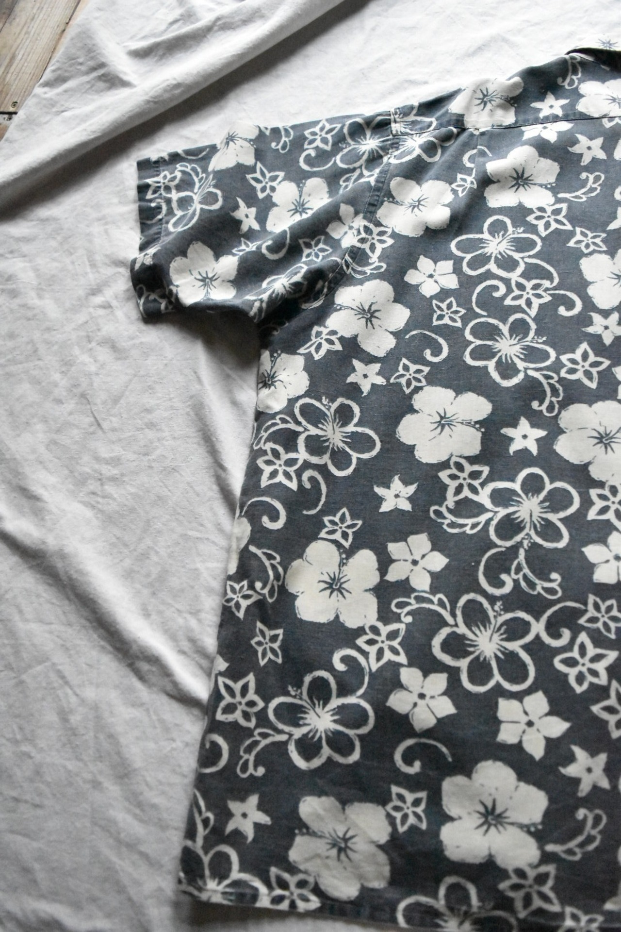 Cotton-Linen hawaiian shirt