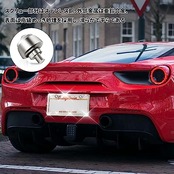 ナンバープレートボルト【4本セット】車用 ナンバーボルトキャップ ボルト ナンバープレート飾り キラキラ おしゃれ バイク用