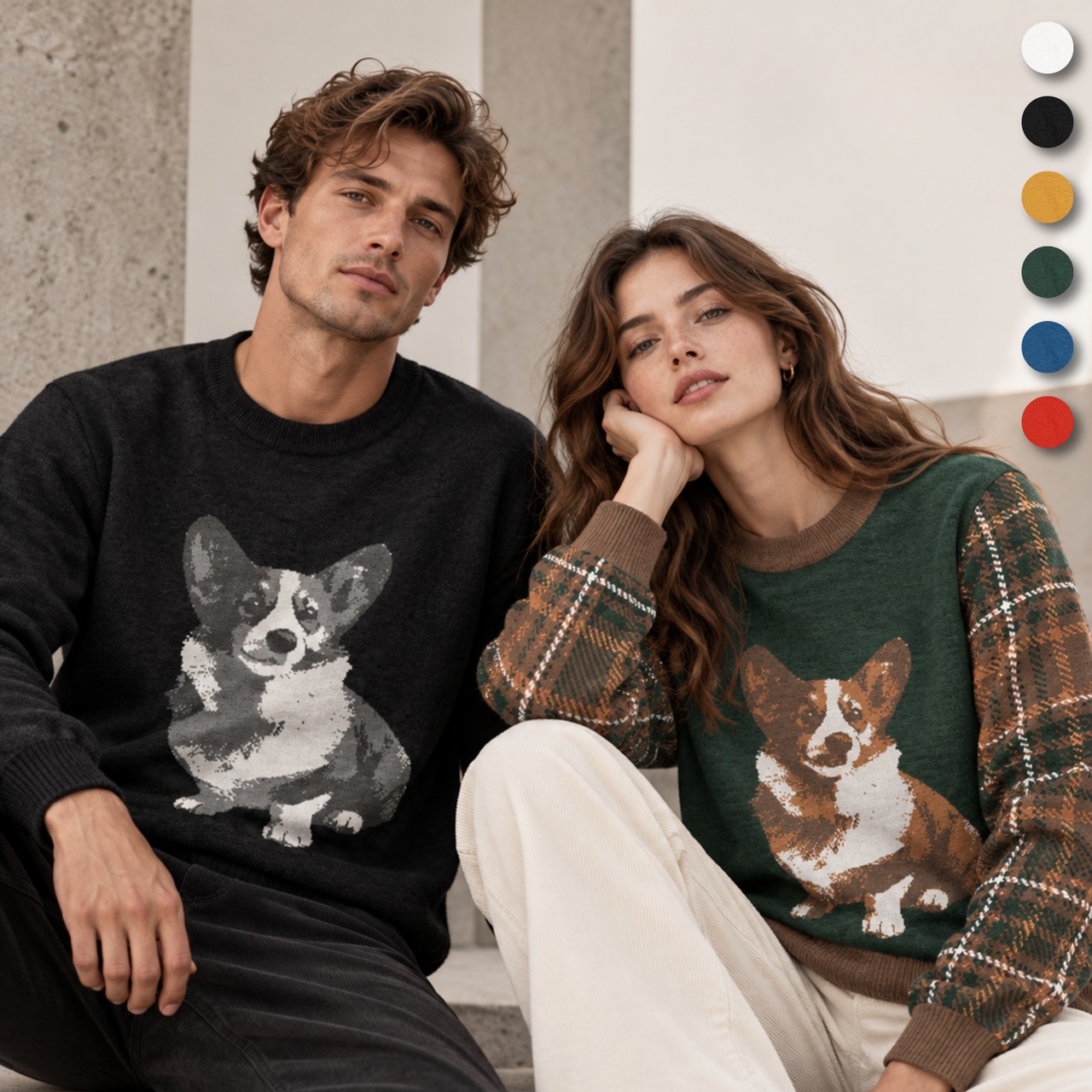 HERITAGE CORGI Knit　[T0096]