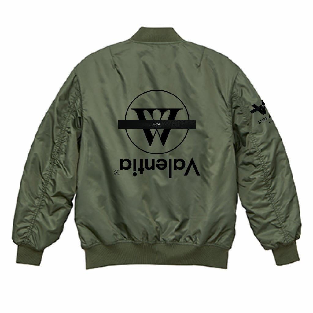 （両面印刷）United Athle タイプ MA-1 ジャケット（中綿入）