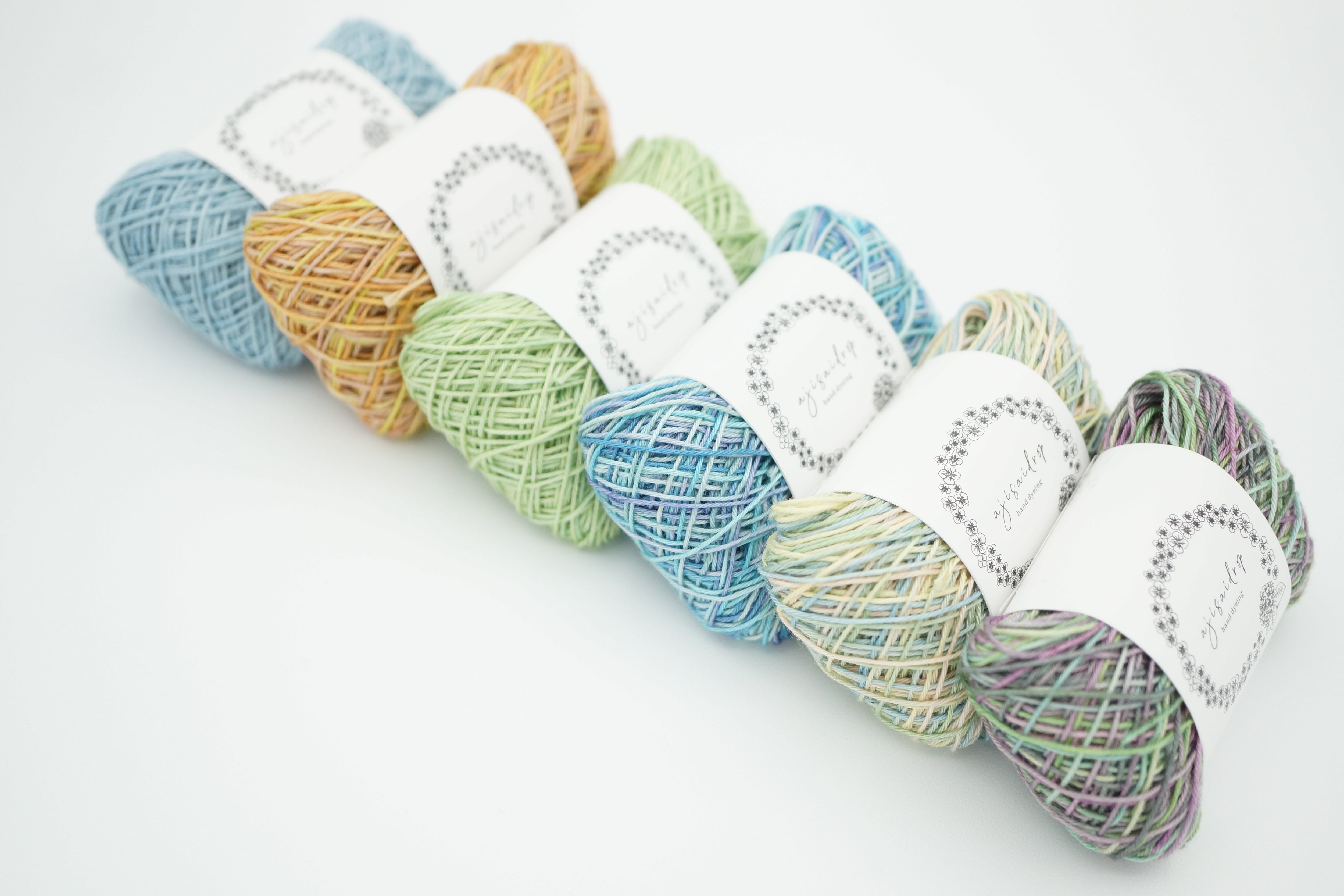 手染め糸-hand dyeing threads- | ajisaidrop