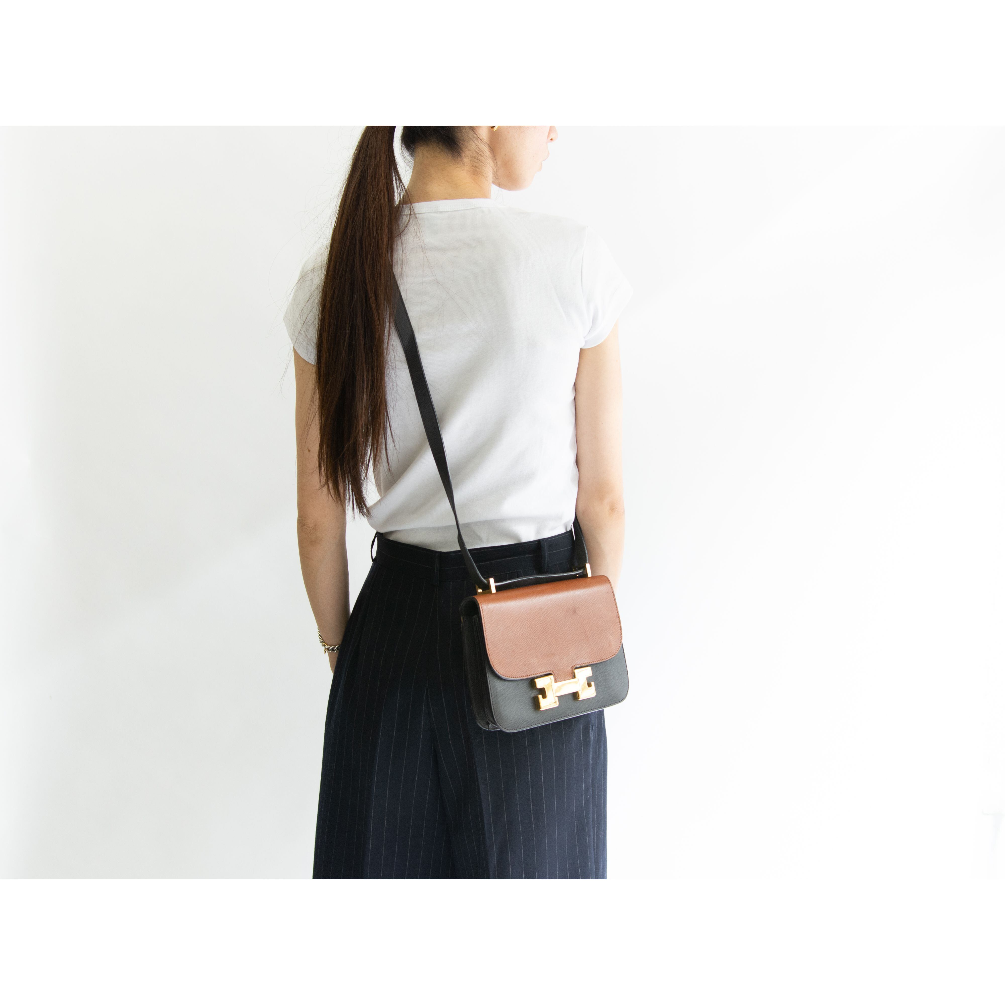 【Made in Italy】 Crossbody leather bag(イタリア製 クロスボディ レザー バッグ ショルダー)10b