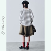 【2color】ホイップクリームのようなフリルが魅力♡:キュロットパンツ i0481