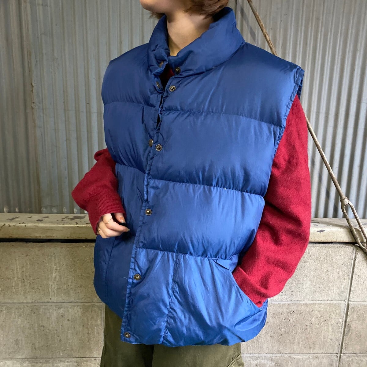 90年代 L.L.Bean エルエルビーン グースダウンベスト レディースXL 
