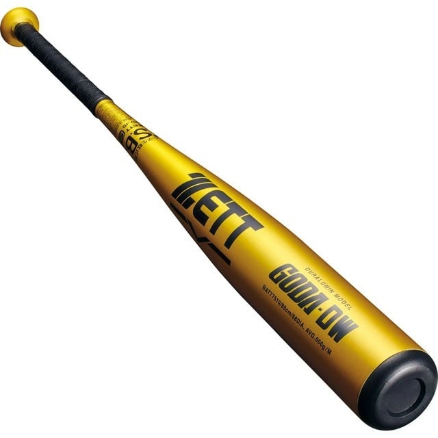 送料無料】80cm ZETT ゼット 限定 少年軟式バット 金属製 GODA-DW