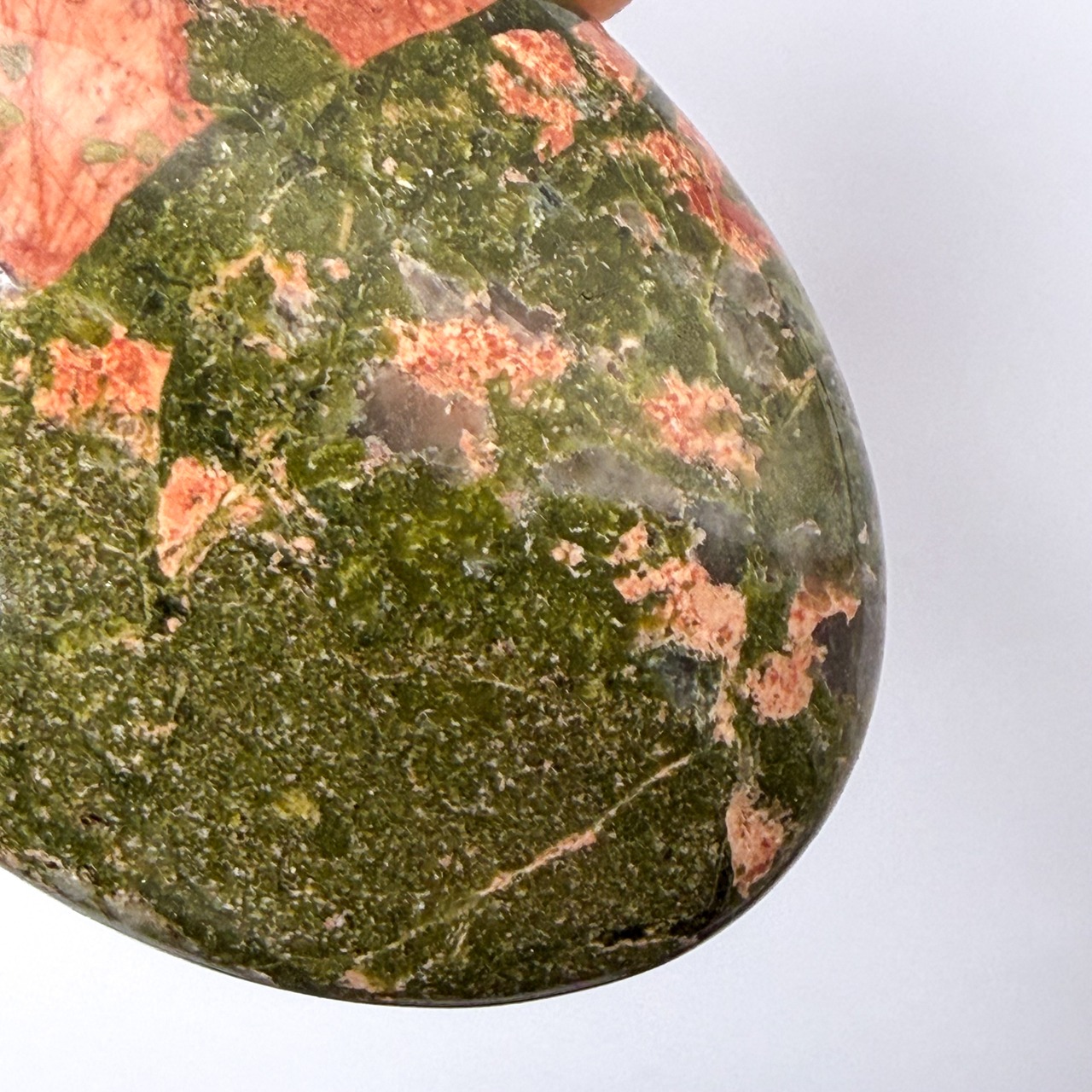 ユナカイト02 パーム ＊ Unakite ＊ 天然石
