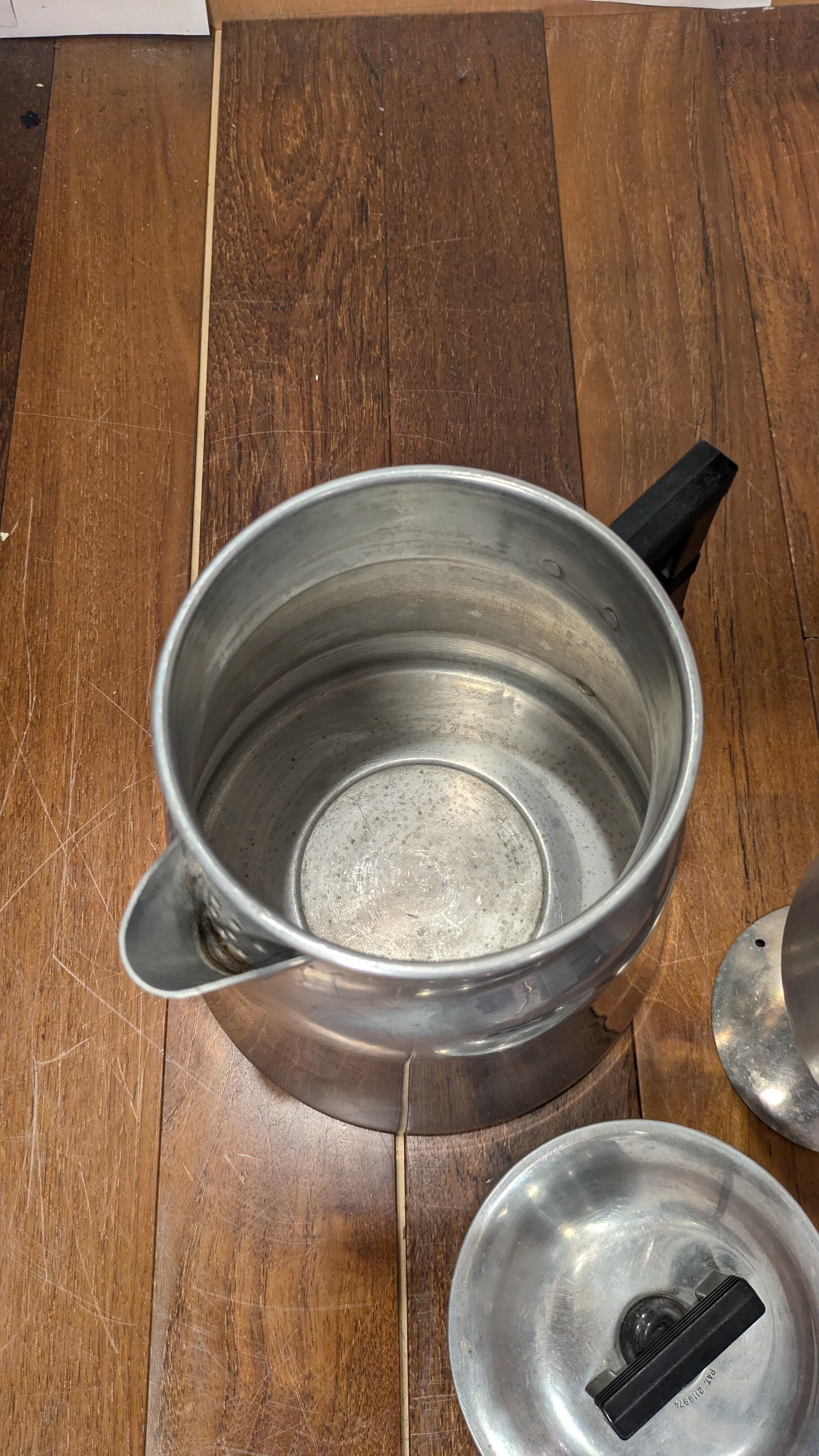 Vintage WEAREVER No3016 Aluminium Percolator Kettle madeinUSA