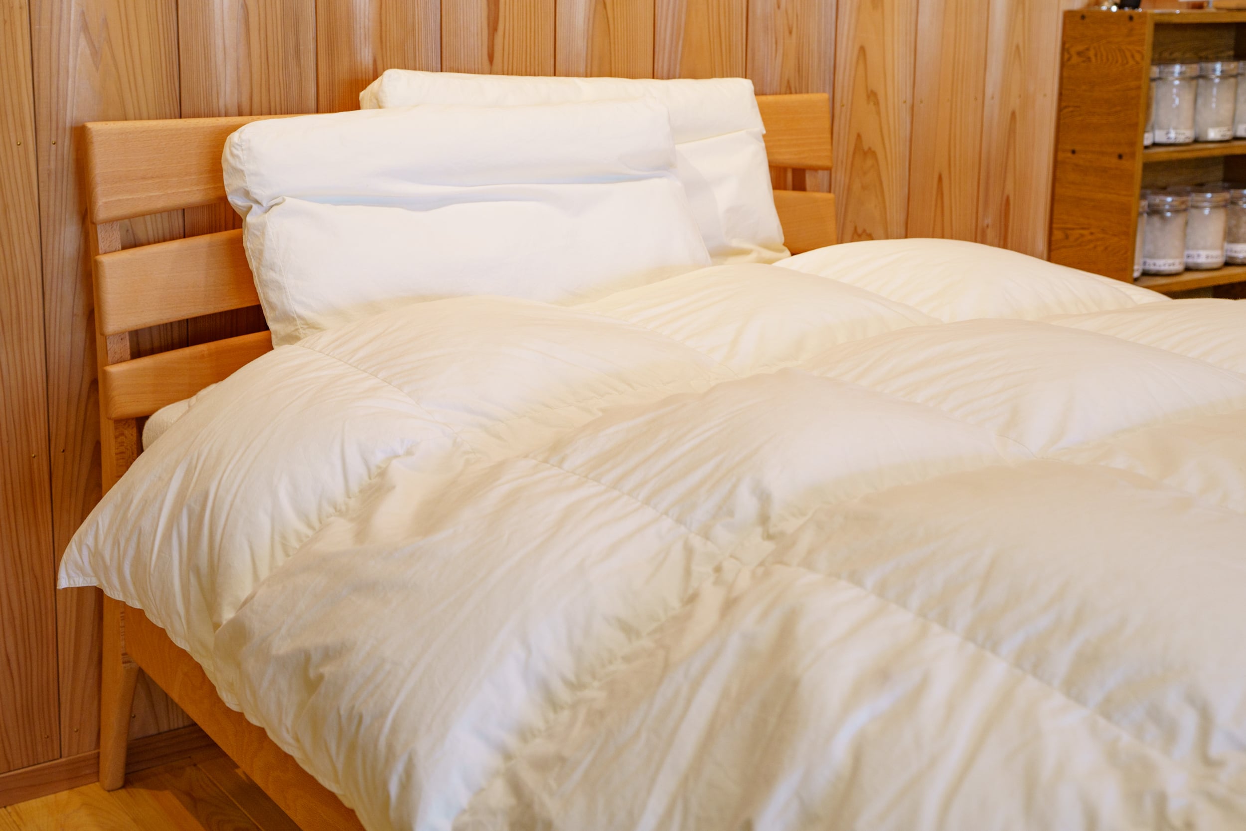 ドイツ産マザーグース95羽毛布団【送料無料】【DP460】【80サテン