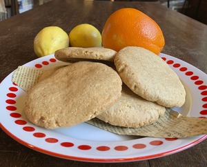 ごくらく亭のゴマと豆乳のベジクッキー（10枚セット）