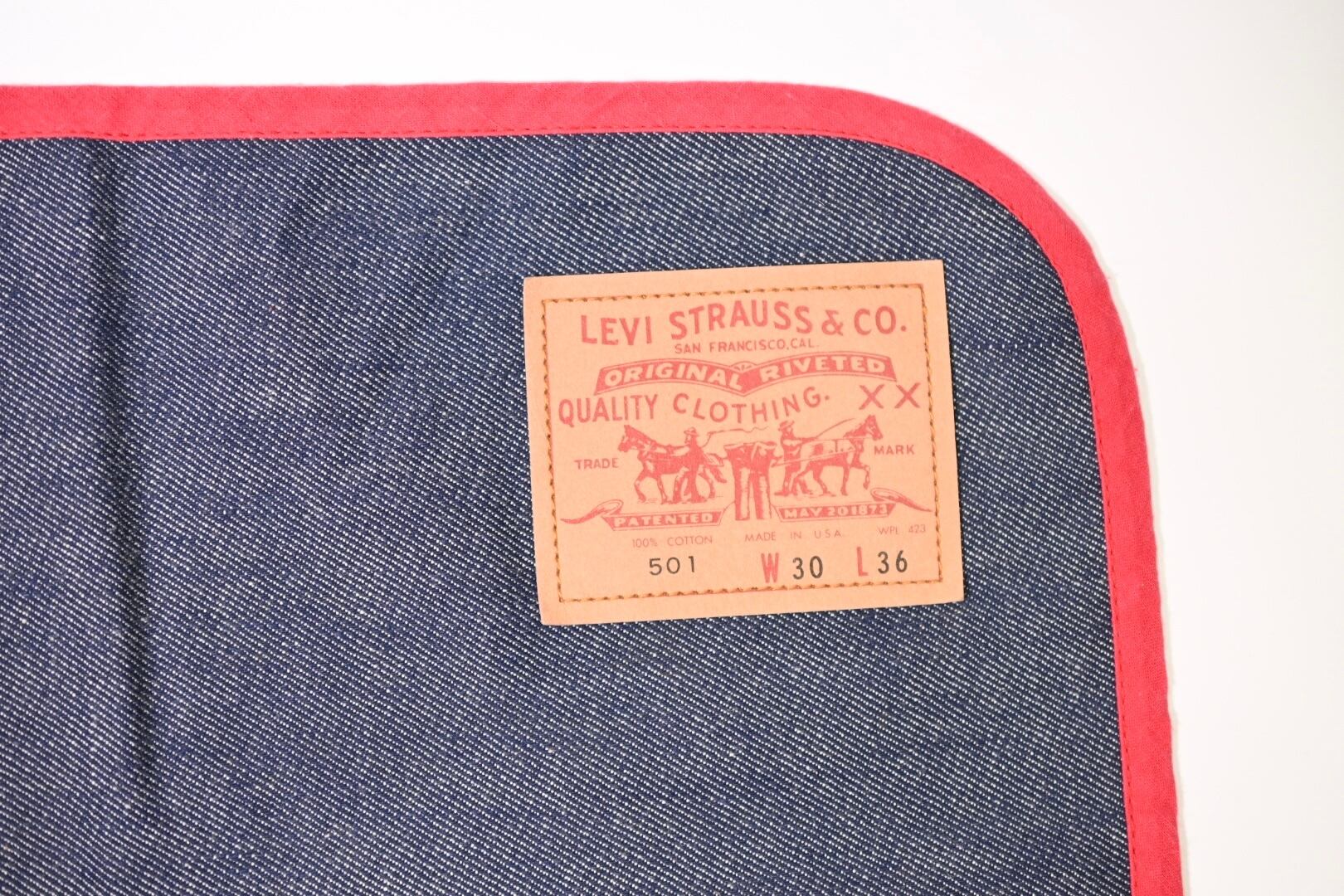 Levi's リーバイス デニム ランチョンマット ビンテージ 501 #8