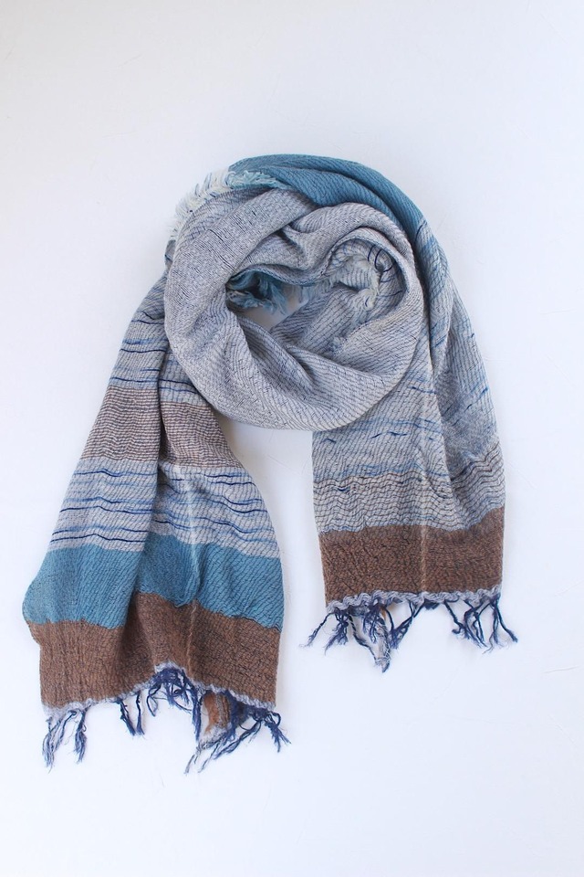 tamaki niime （玉木新雌）ウールルーツショール（middle）220201