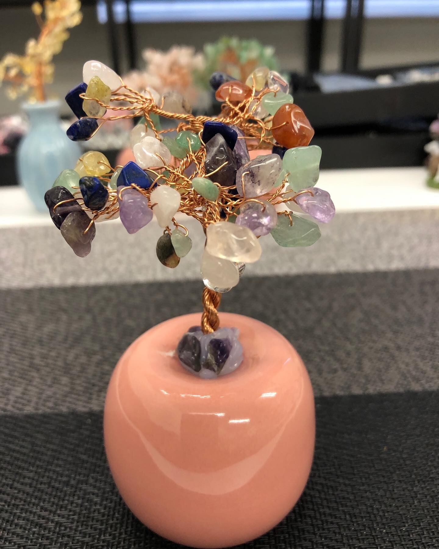 天然石 原石 編み物 花瓶 置き物 1つ | SHORYUSUISHOKAN