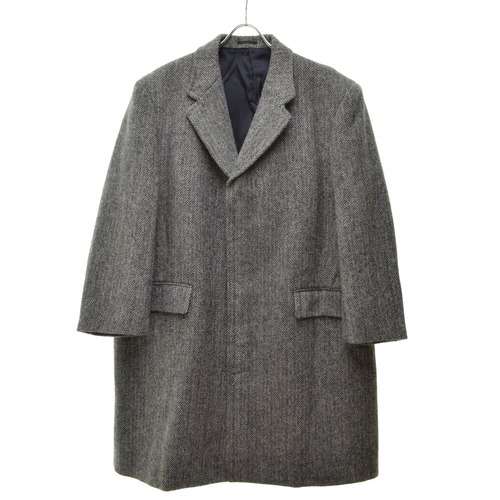 COMME des GARCONS HOMME / コムデギャルソン オム 〜80s archive デカオム HC-090110 HARRIS TWEED ヘリンボーンウールコート
