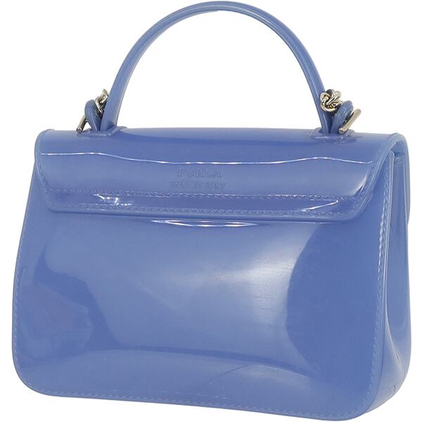 Used FURLA フルラ チェーンショルダーバッグ メトロポリス ビニール