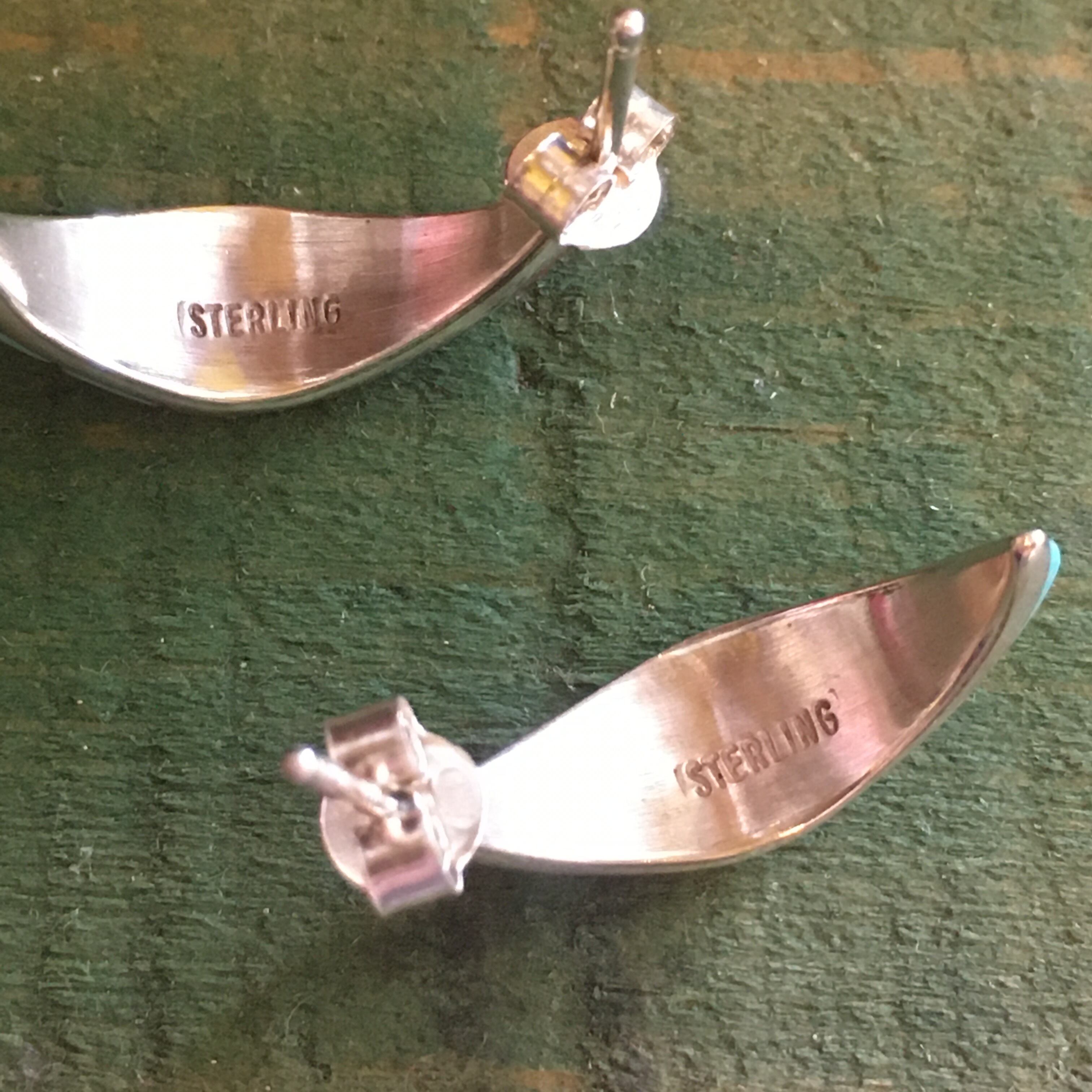 ズニ族 インディアンジュエリー ピアス ZUNI Indian jewelry pierce