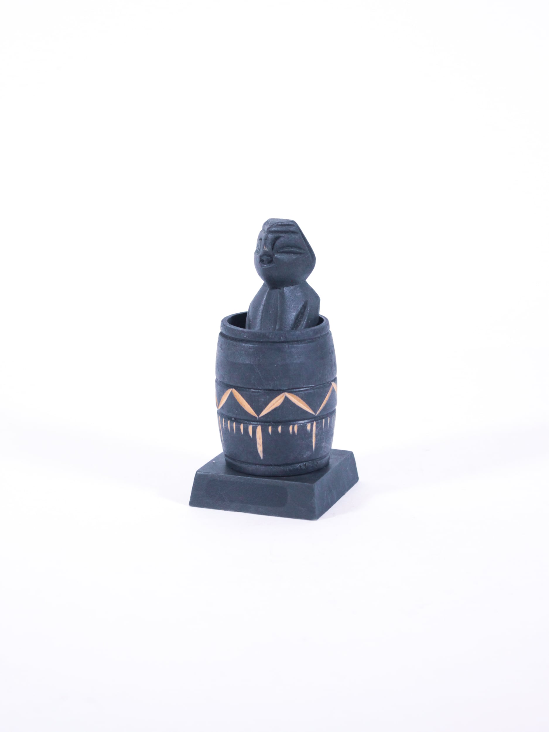 Folk Art Barrel Man
