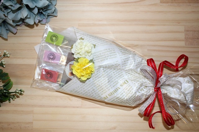 【送料無料】3本 ティーブーケ　母の日ラッピング