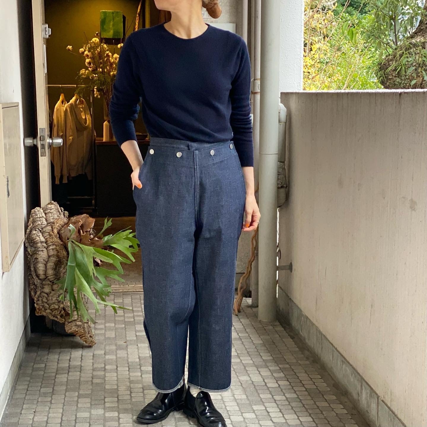 再入荷TUKI (ツキ) TYPE3-indigo-(0032) | Debby