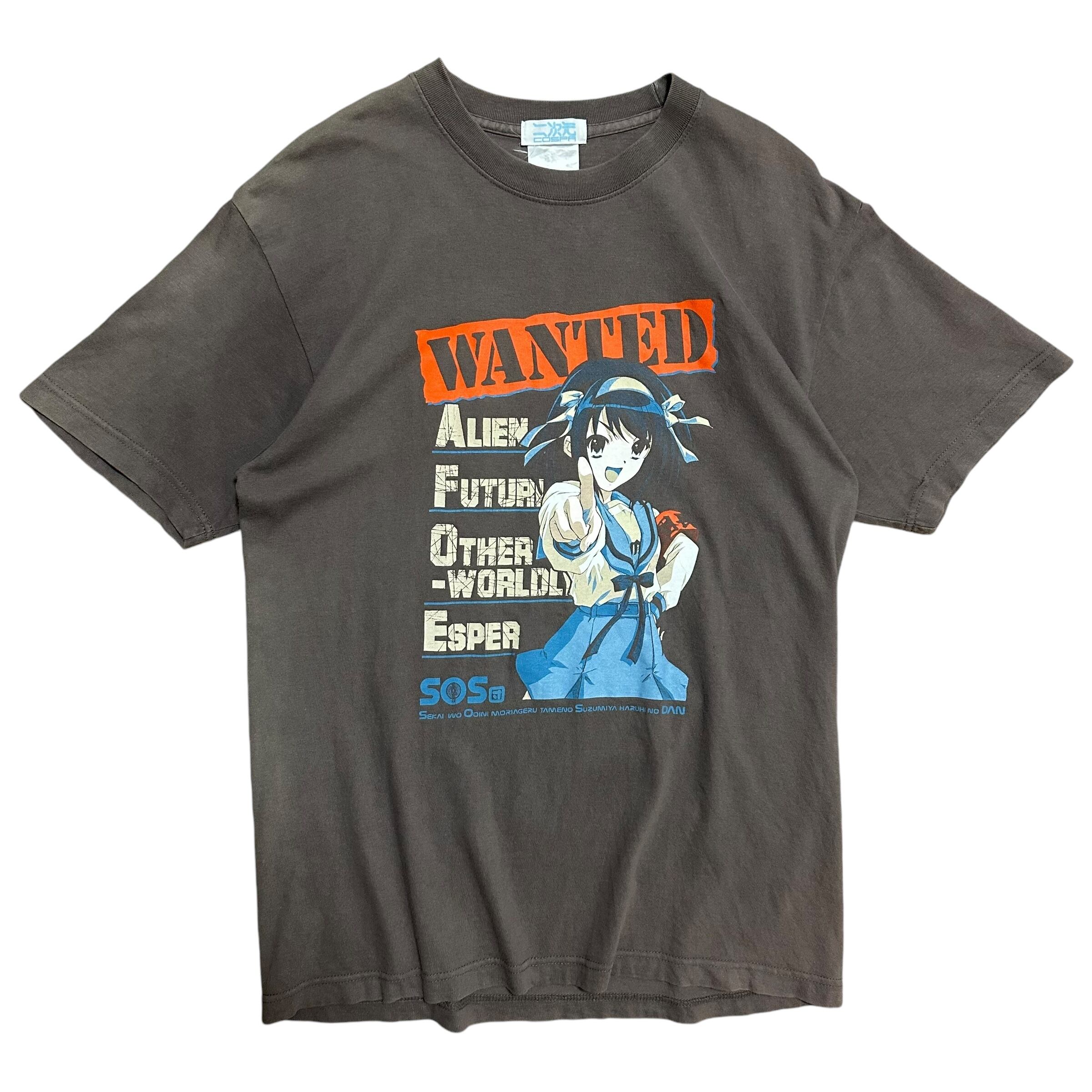 00s 涼宮ハルヒの憂鬱 Tシャツ L ヴィンテージ アニメT 当時物 吊り橋 