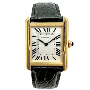 Cartier カルティエ W5200002 タンクソロSM クォーツ YG×SS 腕時計 レディース 11576-202311