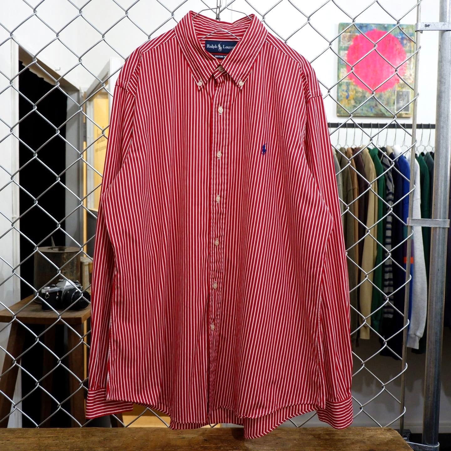 "Ralph Lauren"  L/S Stripe shirt