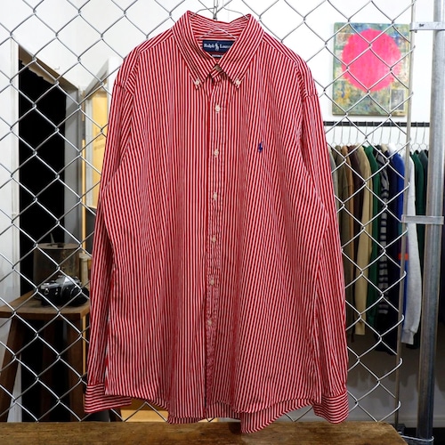 "Ralph Lauren"  L/S Stripe shirt