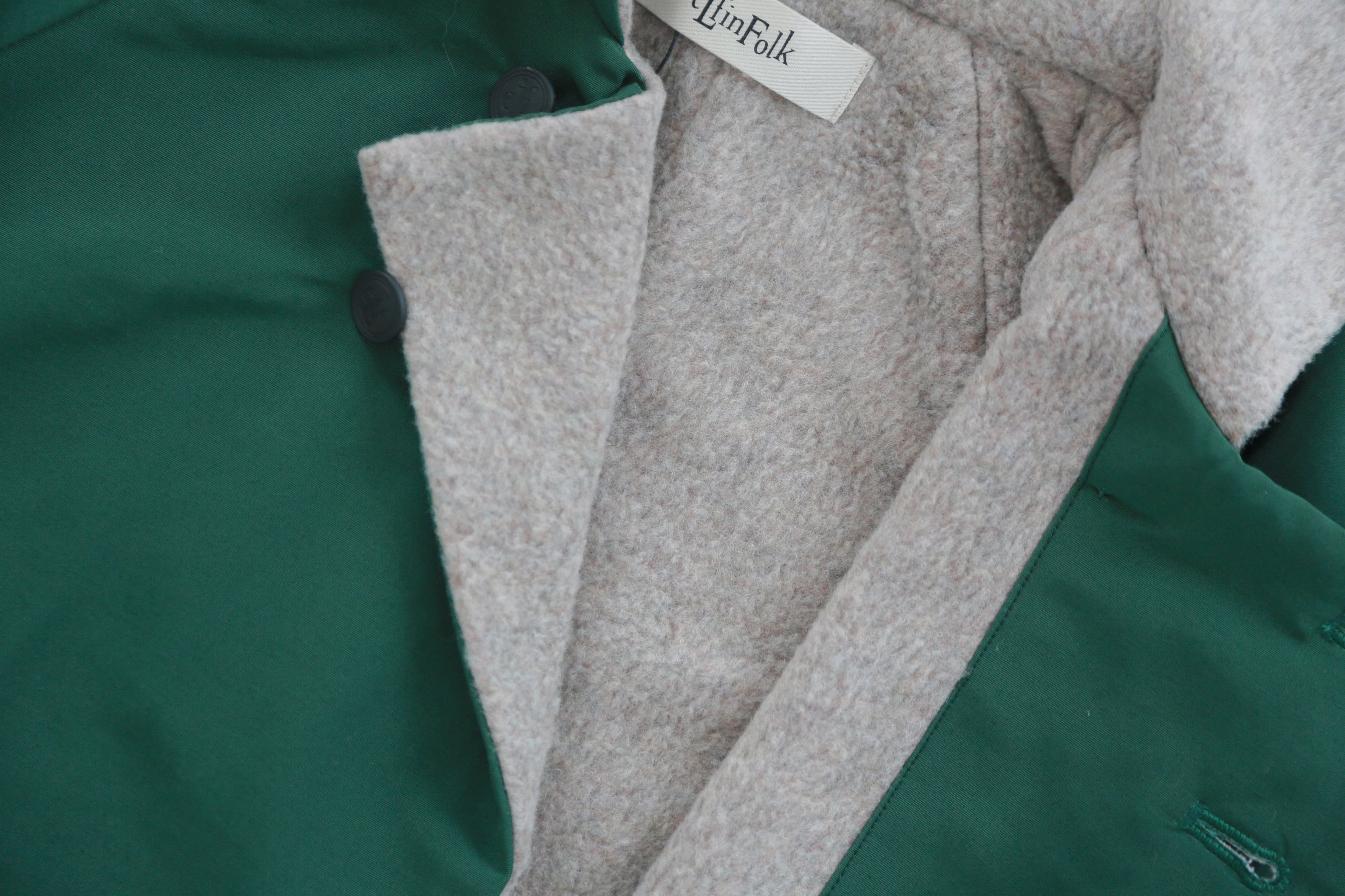 eLfinFolk(エルフィンフォルク)/ elf coat / green