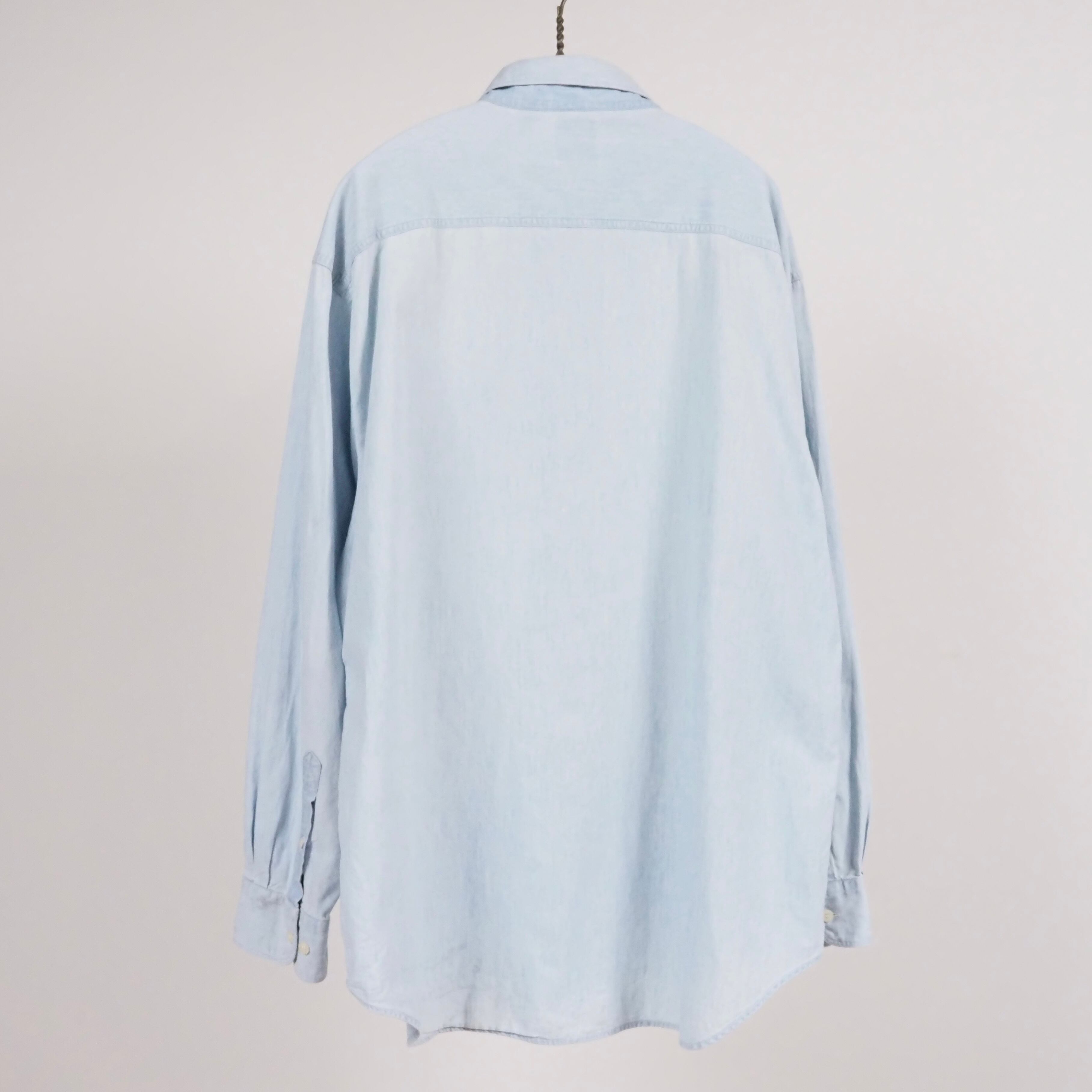 90's GAP Cotton Chambray Shirt XL オールド ギャップ シャンブレー