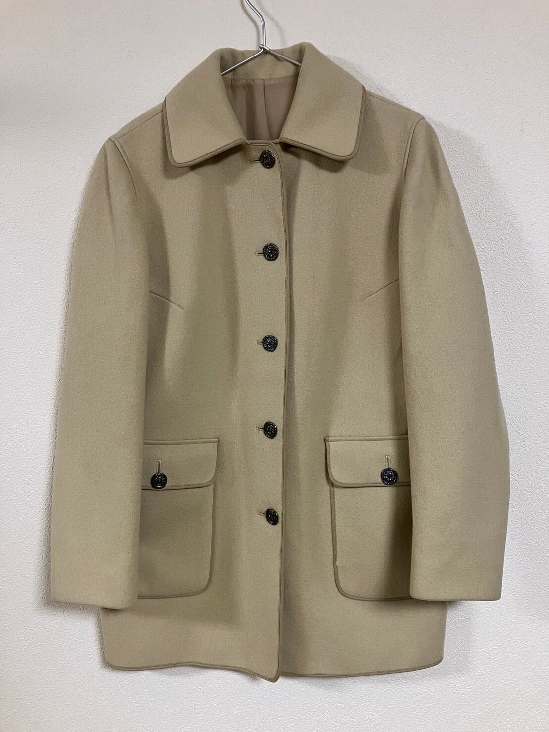1990s ARNYS Paris Saddle Shoulder Cashmere Coat アルニス サドル