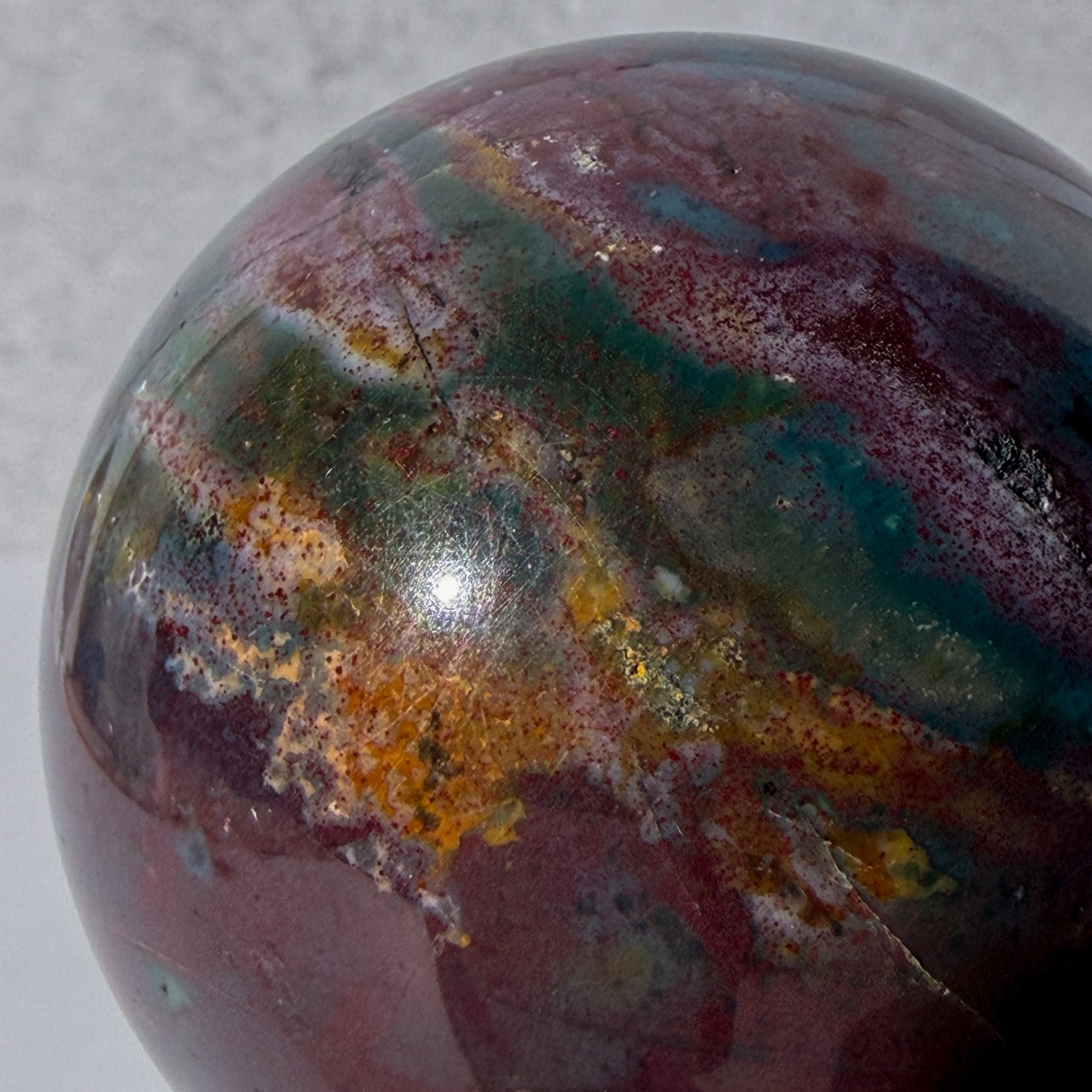 オーシャンジャスパー スフィア ＊ Ocean Jasper ＊ 天然石