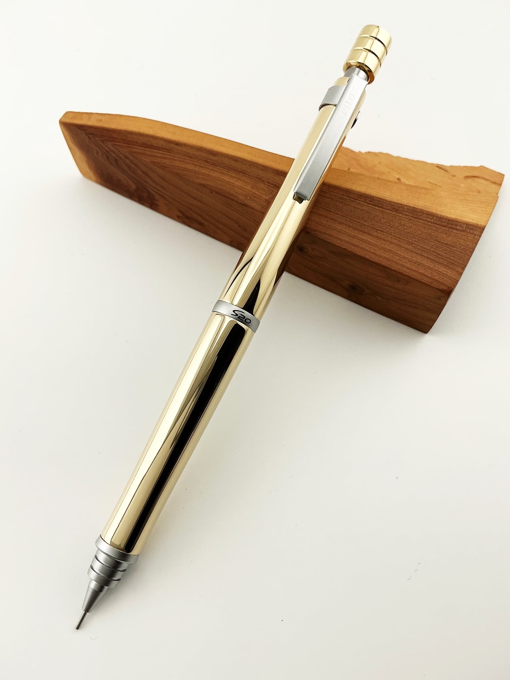 PILOT S20 アルミカスタム ミラーポリッシュ仕様 0.5mm シャーペン