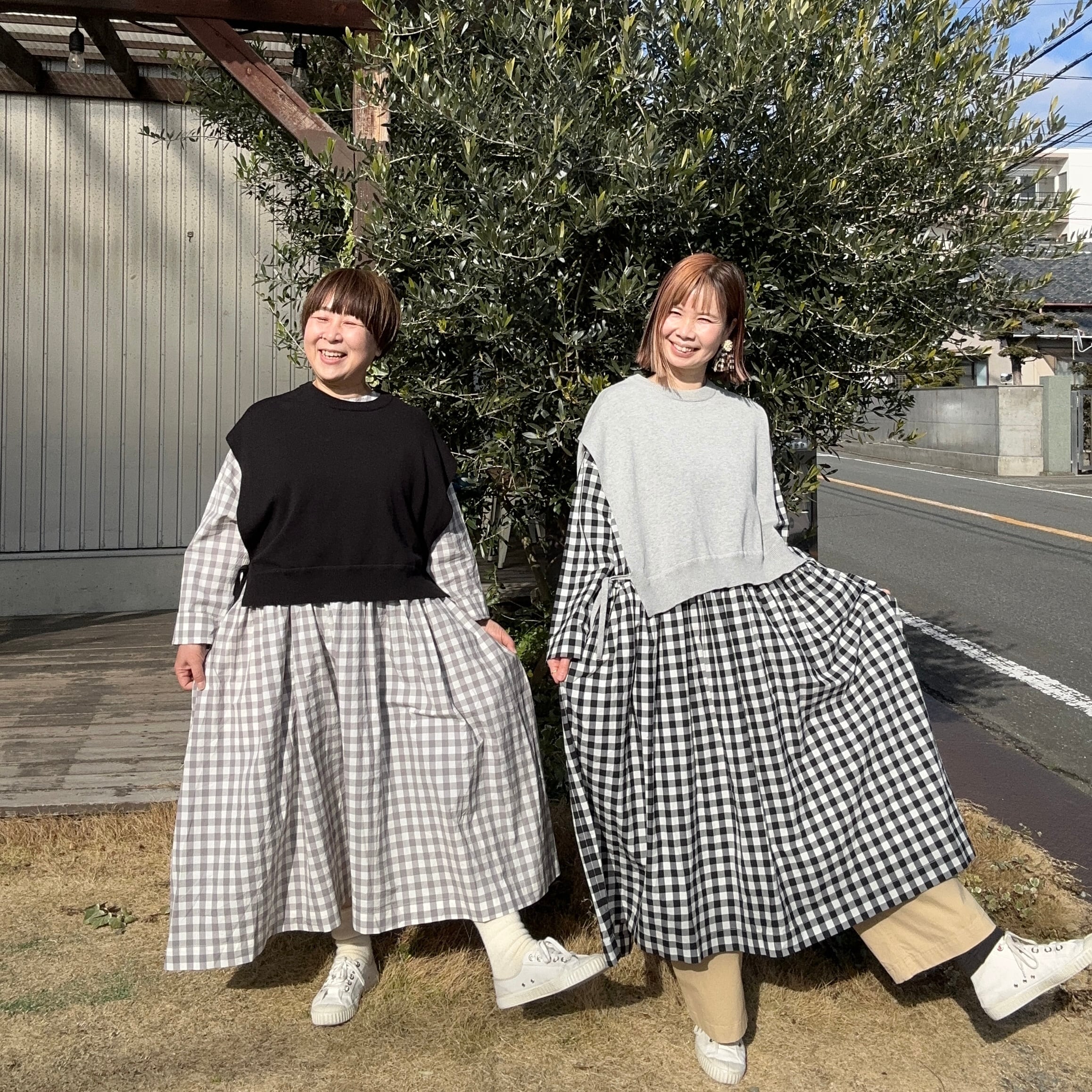 綿ニットサイドリボンショートベスト/Bliss bunch'25SS/P751-214 綿ニットサイドリボンショートベスト/Bliss bunch'25SS/P751-214