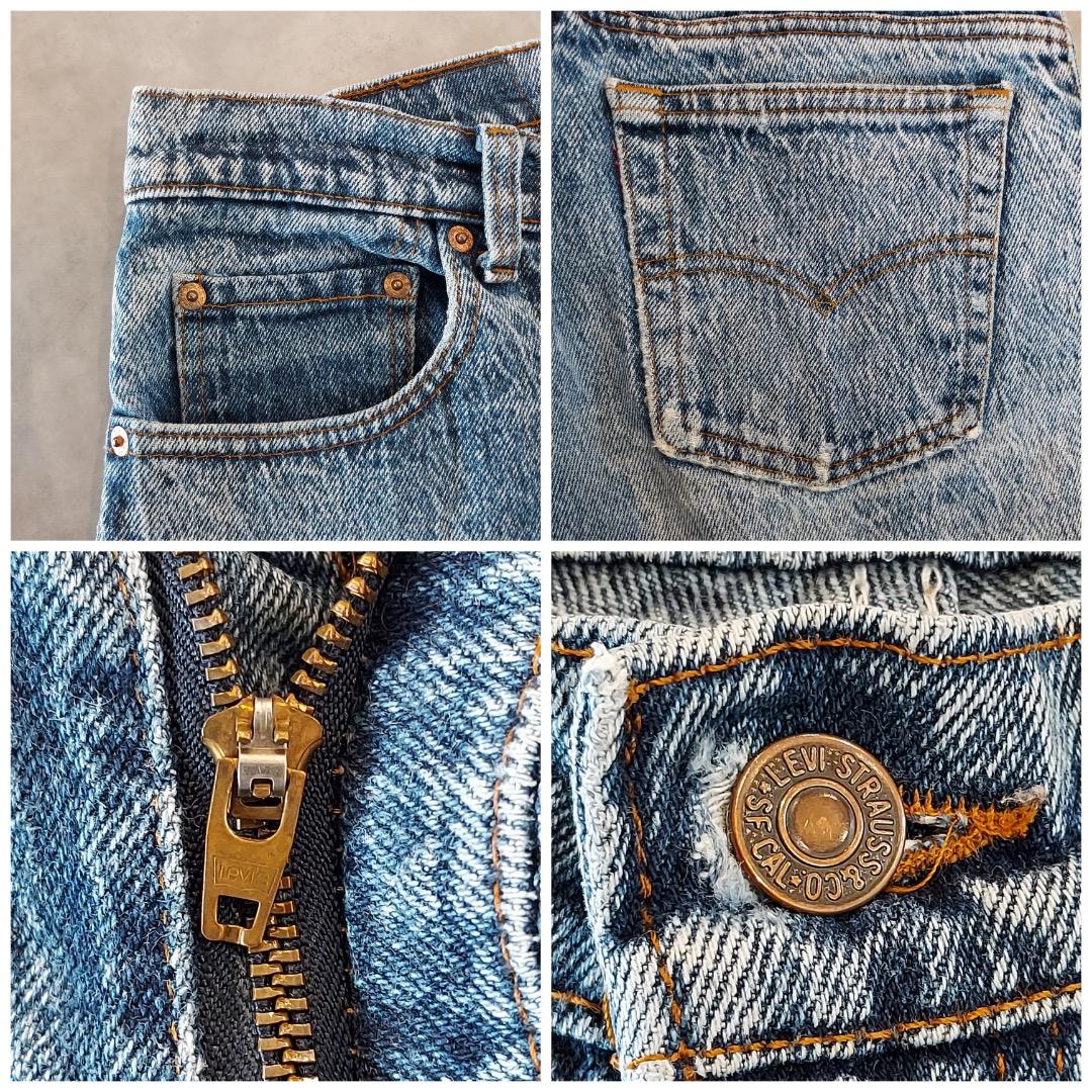 リーバイス550 Levis W32 青 古着 80s USA製 21124 リーバイス550 Levis W32 青 古着 80s USA製 21124 | fuufu
